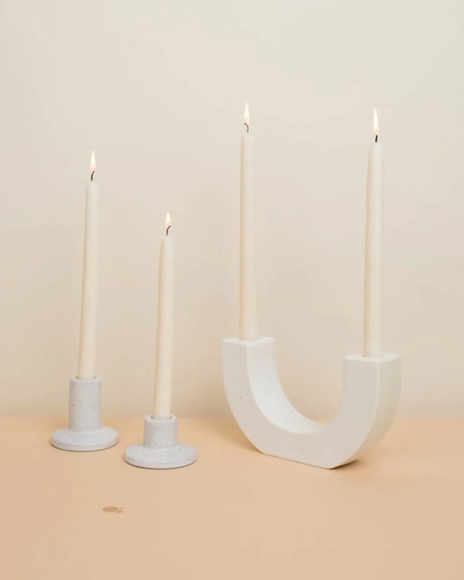 U Taper Candle Holder