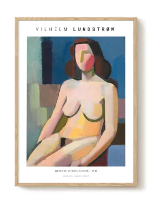 Vilhelm Lundstrøm -  Siddende Kvindelig Model