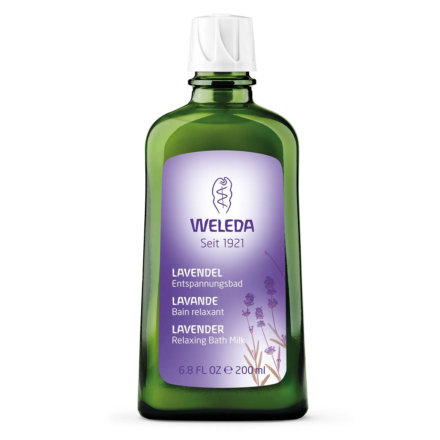 Weleda Relaxing Bath Milk - Lavender 200ml - BBE 31/10/24