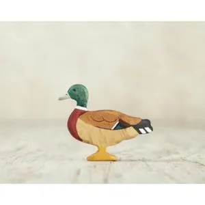 Wooden Caterpillar mallard duck